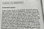 Imagen de la carta a la directora publicada en El País