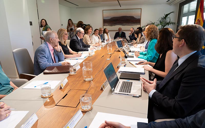 Un instante de la reunión del foro