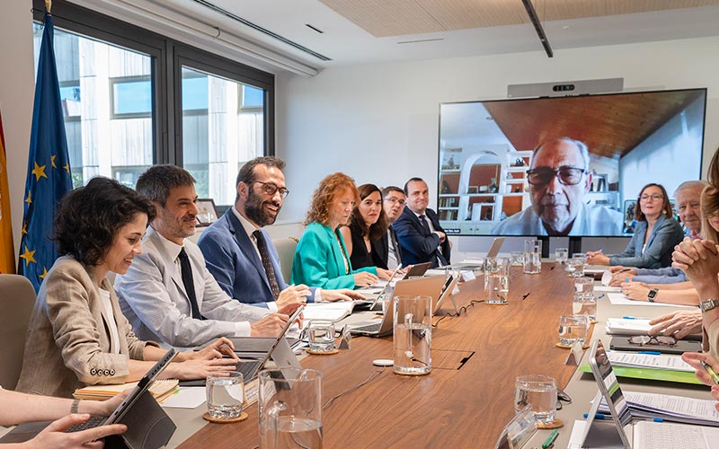 Un instante de la reunión del Foro