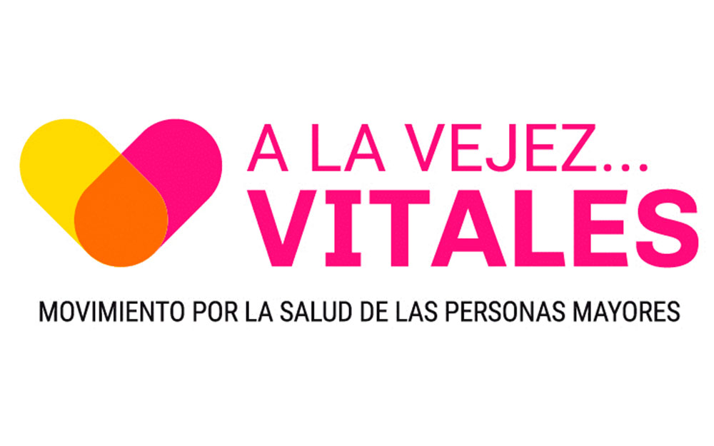 Logotipo del movimiento A la vejez vitales