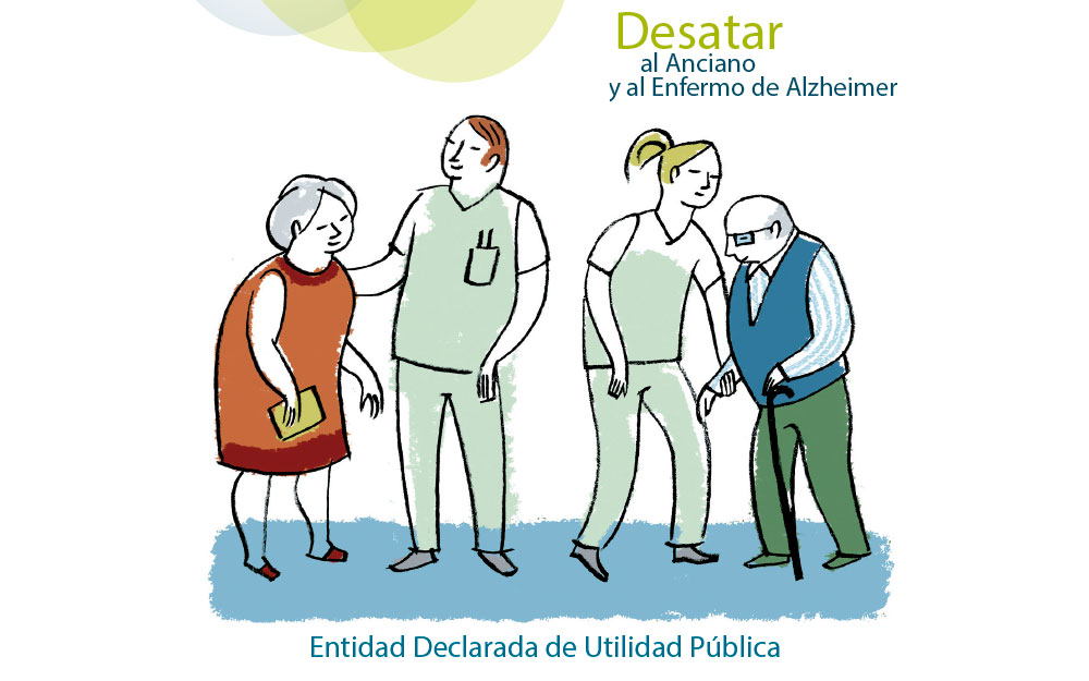 Lo celebra con un evento en el que hace balance de la evolución de la situación de las residencias en las dos últimas décadas Cartel del programa Desatar al Anciano de CEOMA