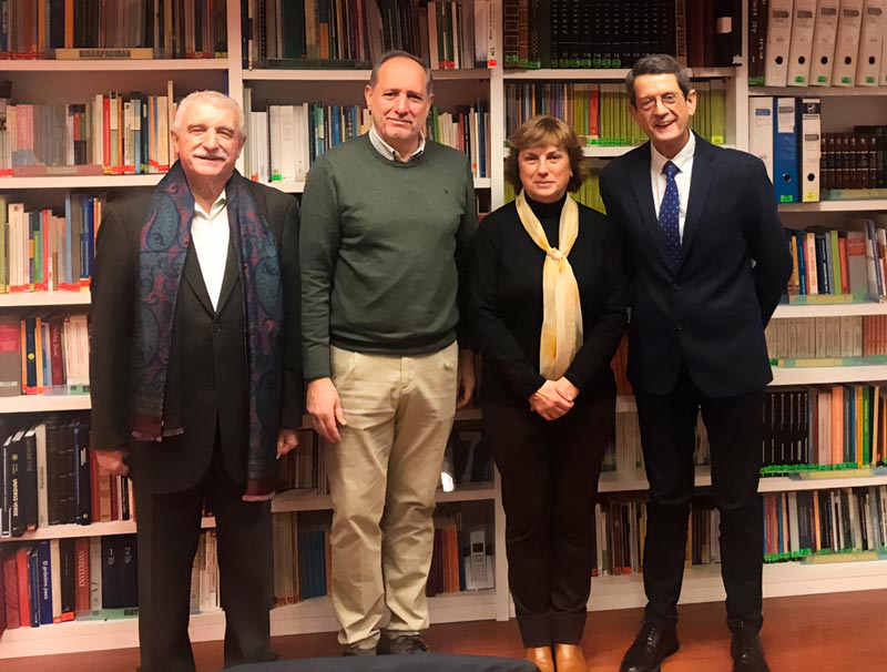 Miguel Ángel Cabra de Luna, José Antonio Galvache, Marta Rivas y Jesús Norberto Fernández