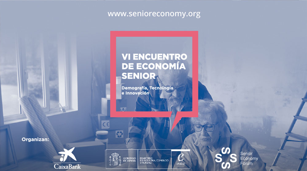 La cuarta sesión del encuentro se celebra el 28 de septiembre Cartel del VI Encuentro de Economía Sénior