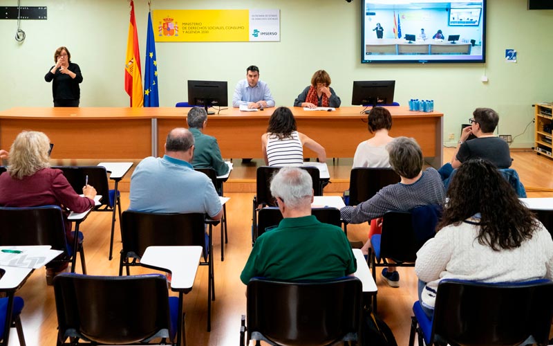 El Imserso ha celebrado una jornada para concienciar sobre este problema Un instante de la jornada celebrada por el Imserso.