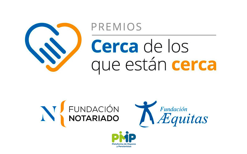 Las Bases del concurso y el formulario de inscripción se podrán consultar en las páginas web de Fundación Aequitas, Fundación Notariado y Plataforma de Mayores y Pensionistas Logos de Fundación Notariado, Fundación Aequitas y PMP