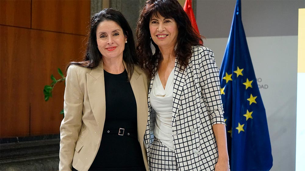 La ministra de Igualdad, Ana Redondo, ha presidido el acto María Teresa Verdugo y Ana Redondo