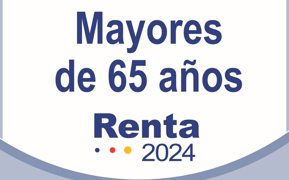 La Agencia Tributaria informa sobre las exenciones, mínimos y deducciones clave Portada del folleto de la Agencia Tributaria con la normativa del IRPF 2024 para mayores de 65 años