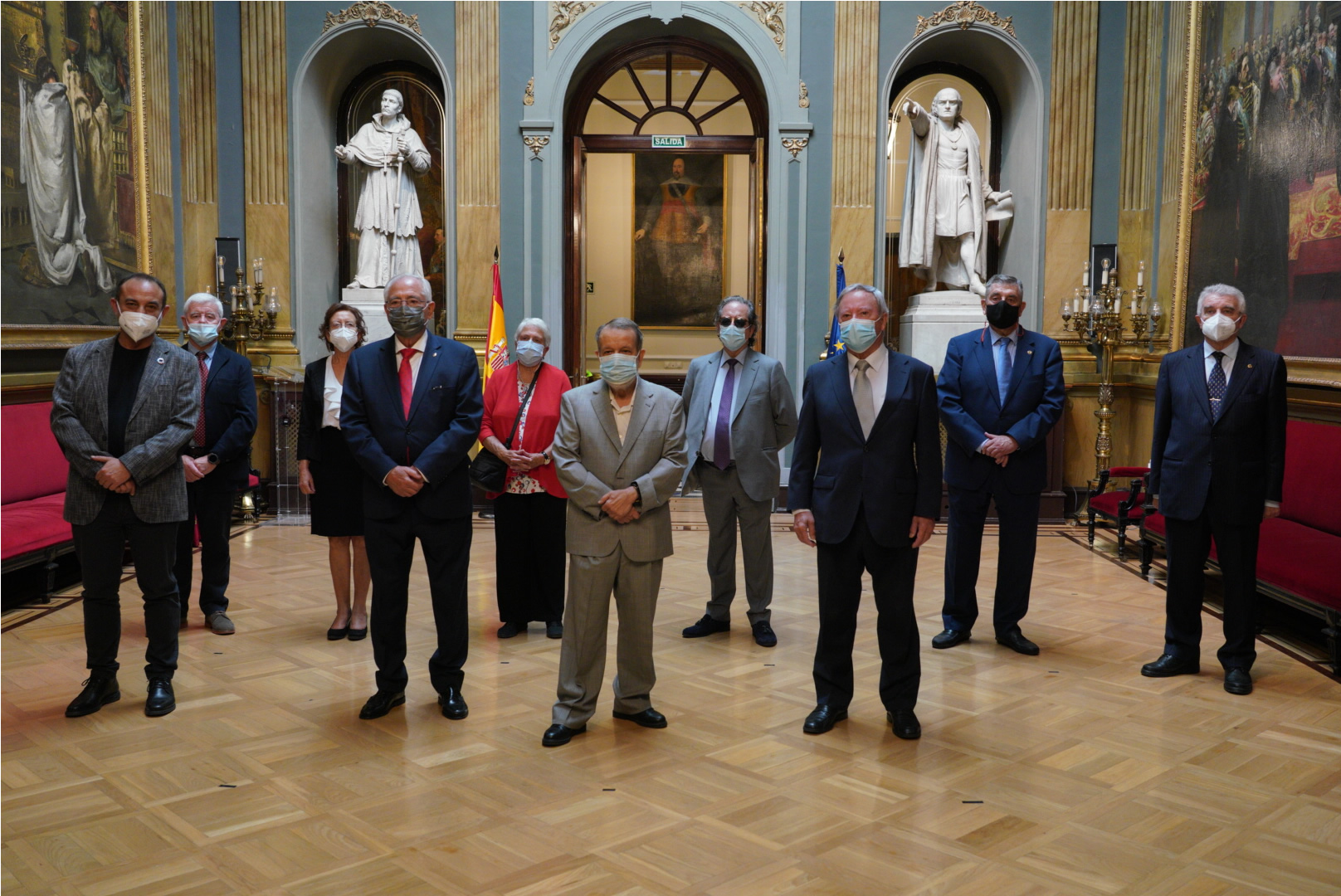 Imagen de los asistentes a la presentación de la PMP