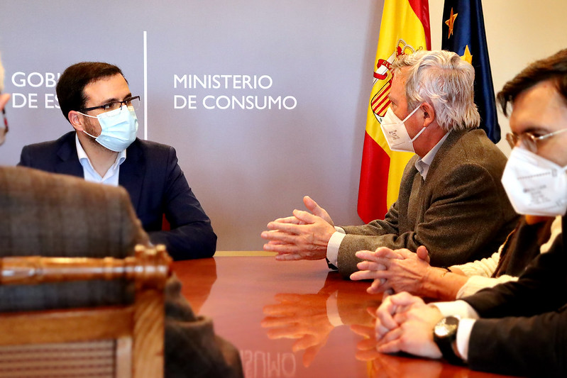 Garzón ha remarcado que la Mesa de Diálogo Social es el marco en el que debe debatirse y alcanzar consensos sobre el futuro de las pensiones Imagen de la reunión