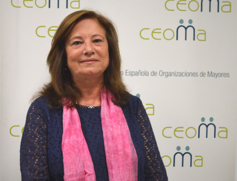Sabina Camacho Calderón, nueva presidenta de CEOMA Fotografía de Sabina Camacho Calderón, nueva presidenta de CEOMA.
