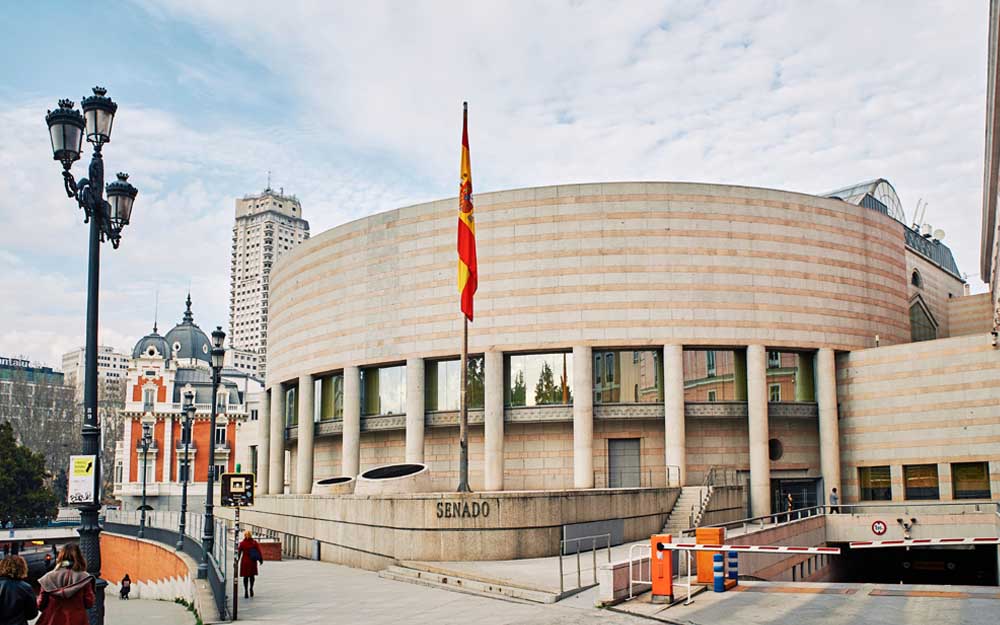 La PMP se ha mostrado “muy satisfecha” ante el acuerdo que este miércoles han alcanzado los grupos parlamentarios del Senado Foto exterior del Senado