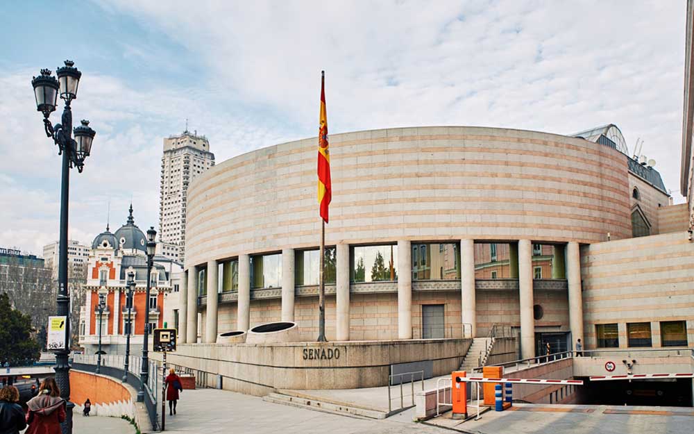 Foto exterior del Senado