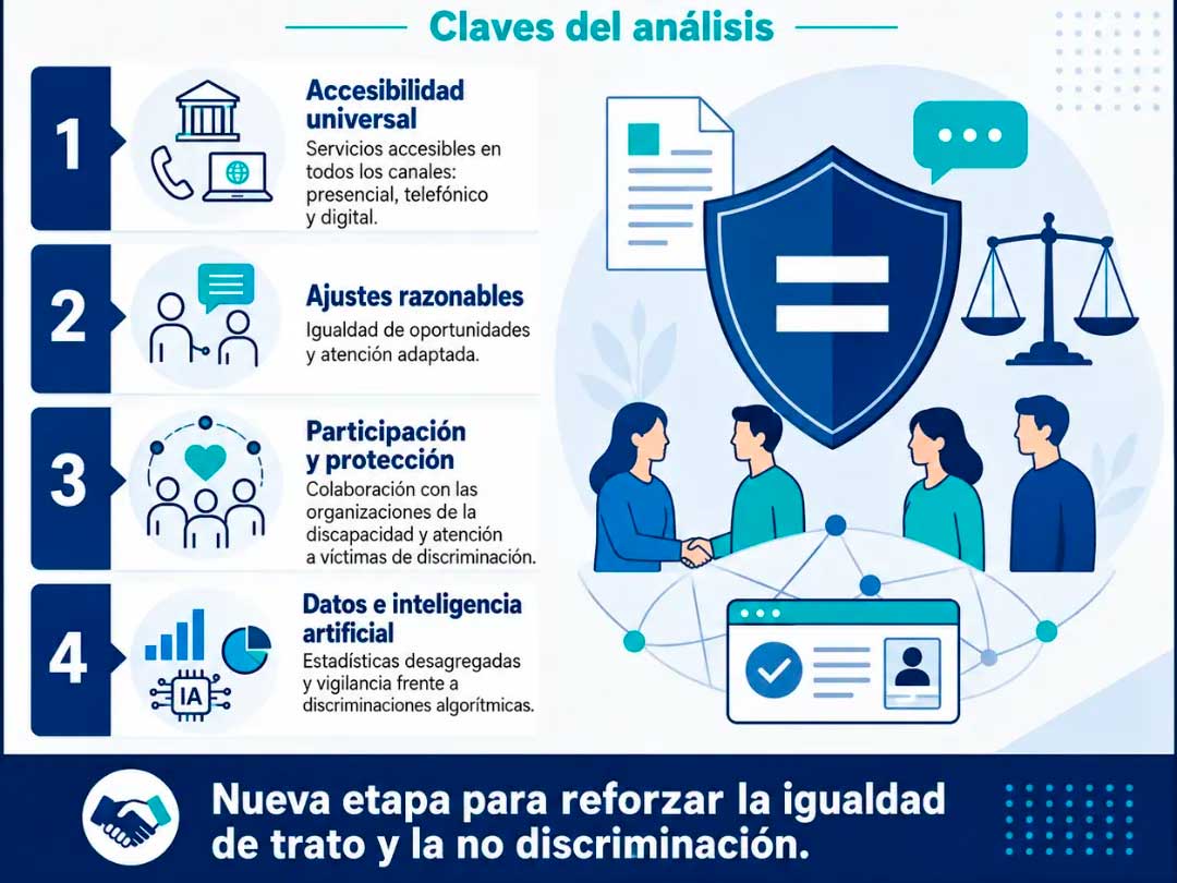 infografía con el analisis del CERMI sobre la nueva regulación