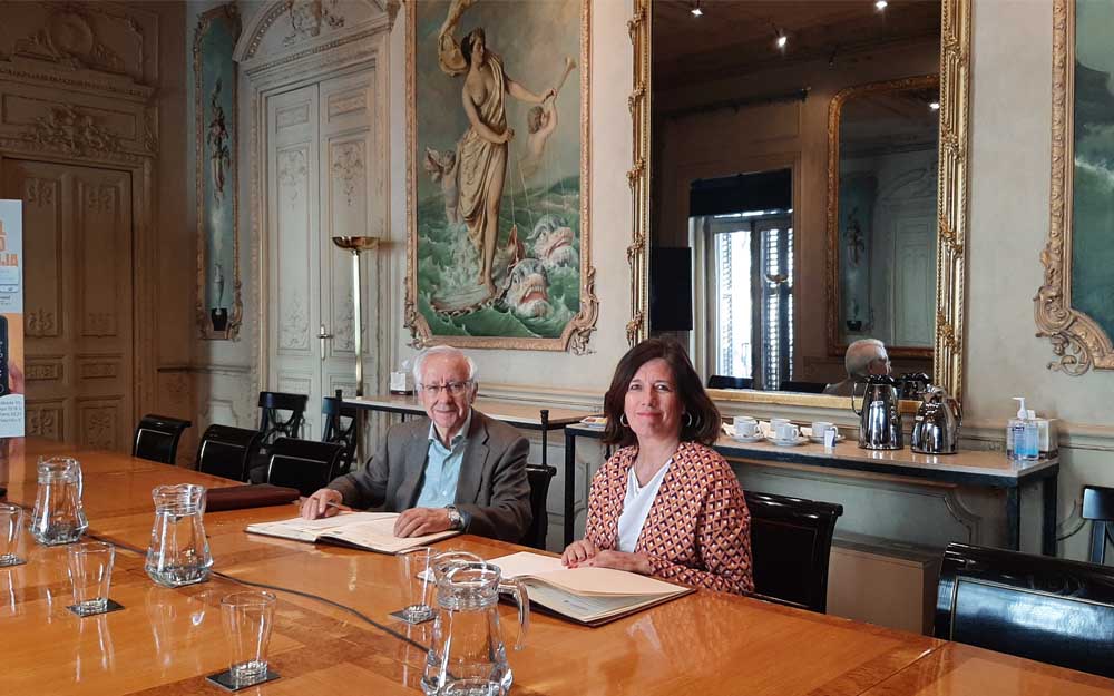 Ambas entidades reforzarán la privacidad de las personas mayores, especialmente en el ámbito digital. Firma del protocolo general de actuación entre la PMP y la AEPD.