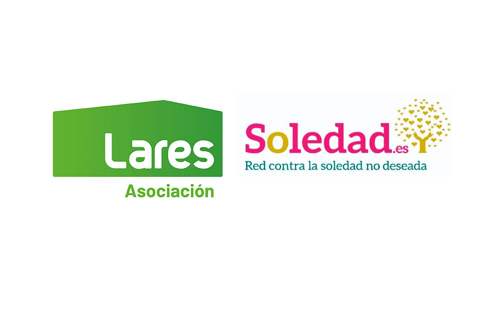 logotipos de Red Soledades y Lares Asociación.