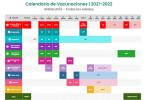 Imagen del calendario vacunal 2021-2022