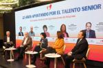 Los participantes en el diálogo de Ceoma sobre '25 años apostando por el talento senior', celebrado en Servimedia | Foto de Jorve Villa