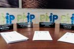 Trofeos de la segunda edición de los Premios PMP