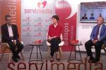 Jesús Norberto Fernández, presidente de la PMP; Rosa Martínez, secretaria de Estado de Derechos Sociales; Luis Cayo Pérez Bueno, presidente del Comité Español de Representantes de Personas con Discapacidad (CERMI)