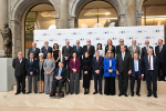 Foto de familia durante la entrega de la primera edición de los premios