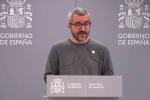 Javier Padilla, secretario de Estado de Sanida durante la presentación del informe