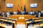 Foto de familia de la Jornada sobre la Convención ONU de Derechos de las Personas Mayore celebrada por la PMP en el Congreso de los Diputados