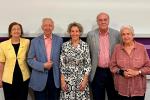 De izquierda a derecha: Manuela Carrión, Lázaro González, Aina Calvo, José Luis Fernández e Inmaculada Ruiz