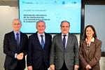 Foto de familia de los portavoces de las organizaciones firmantes del documento de posicionamiento