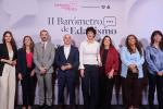 Foto de familia de los intervinientes en la presentación del barómetro