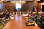 Reunión de la Plataforma de Mayores y Pensionistas con representantes del PSOE.