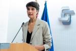 Rosa Martínez durante la presentación del censo en el Imserso