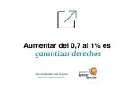 Cartel de la iniciativa Más solidaridad, más impacto