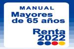 Portada del manual para mayores de 65 años sobre la declaración de la Renta 2022.