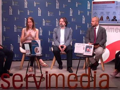 Un instante del debate celebrado en el estudio de Servimedia