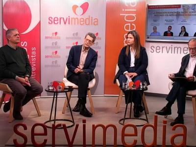 Un instante del debate en Servimedia