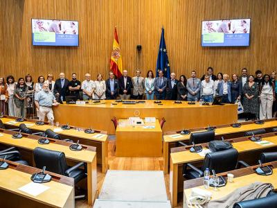 Foto de familia con los participantes en la jornada