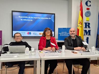 Jesús Martín, Mayte Sancho y Luis Cayo