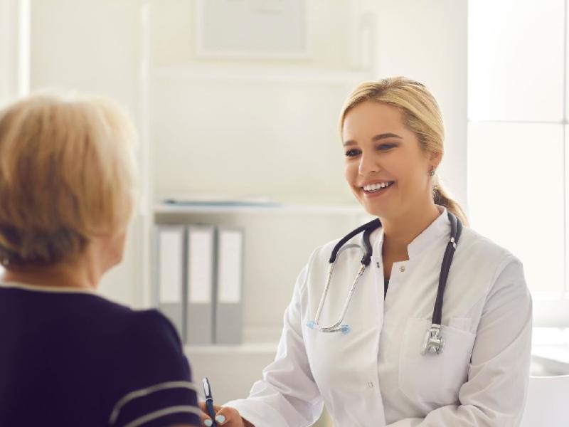 Paciente y la médico