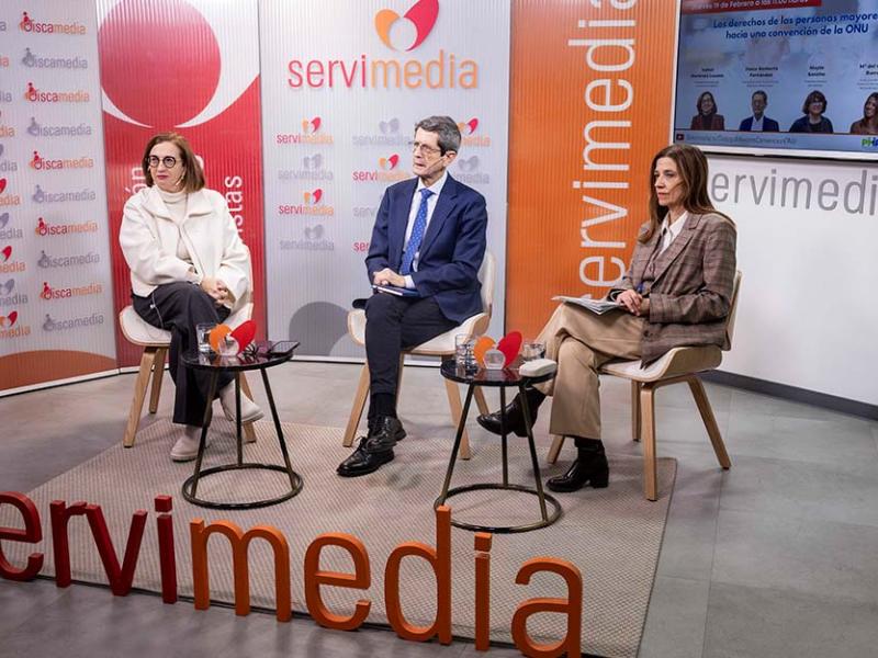Los participantes en el debate