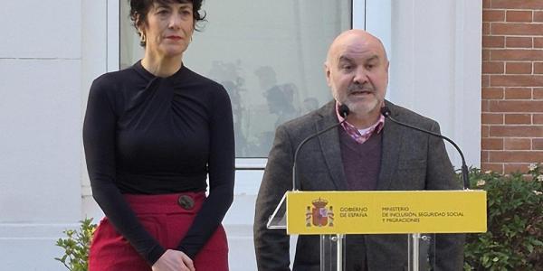 Elma Saiz y Luis Cayo Pérez Bueno