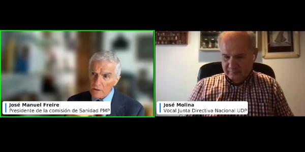 José Manuel Freire y José Molina encuentro virtual por Mayores UDP.